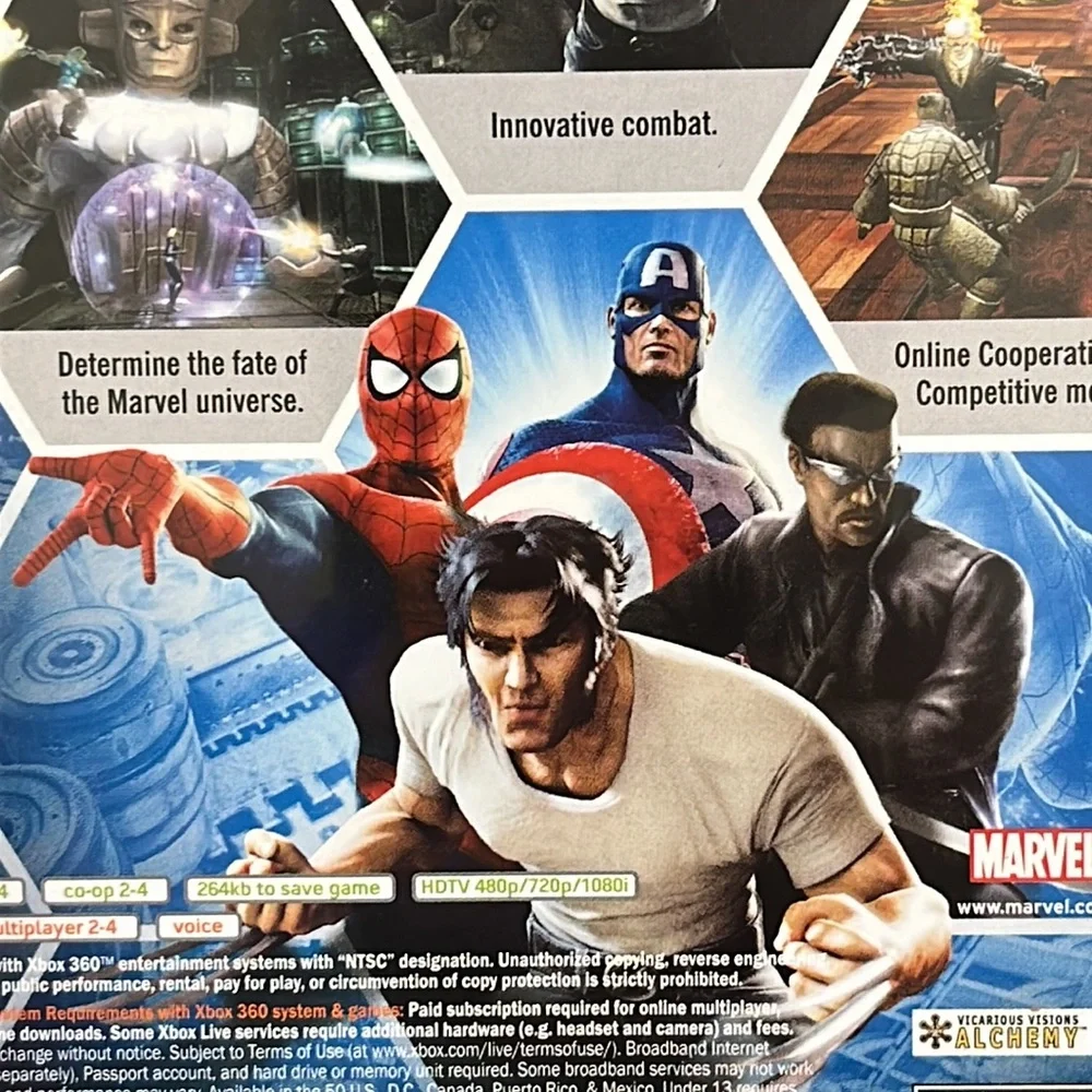 Marvel Ultimate Alliance video game - XBox 360 - Used - Great Shape!